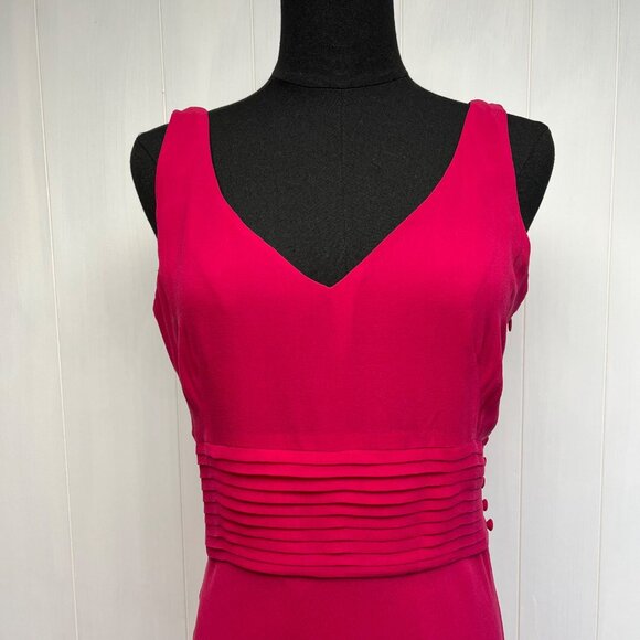 NWT Ann Taylor 100%‎ Silk Fit and Flare Dress Size 6 Knee Length Feminine Fairy - Picture 3 of 10